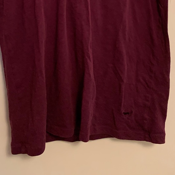 PINK burgundy, wine tee - Picture 3 of 4